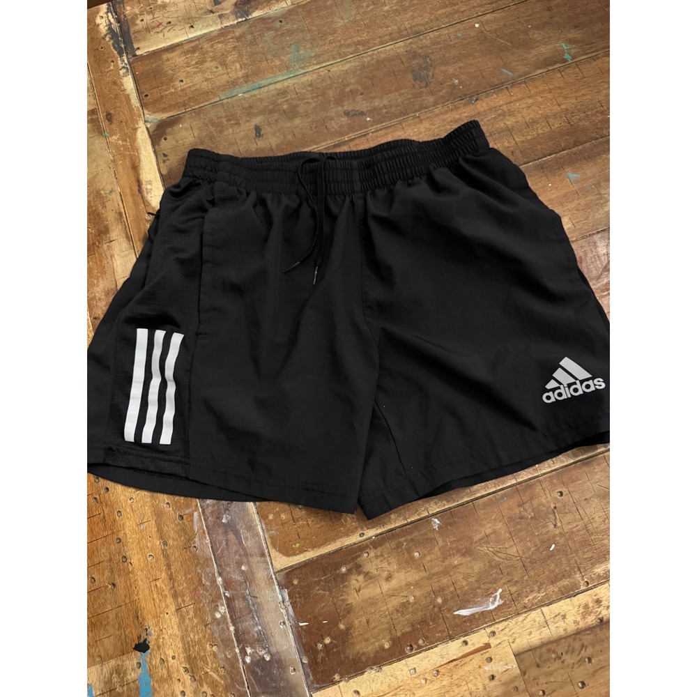 Adidas Aeroready Black Athletic Running Shorts with Side Zip Pocket Women Small